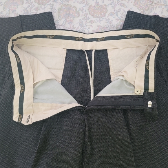 PRINCIPE men’s 100% wool pants made in Italy - Picture 10 of 11